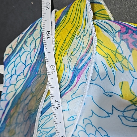 Lilly Rose Floral Fully Lined Sundress with adjustable straps. Size XL - Picture 9 of 9